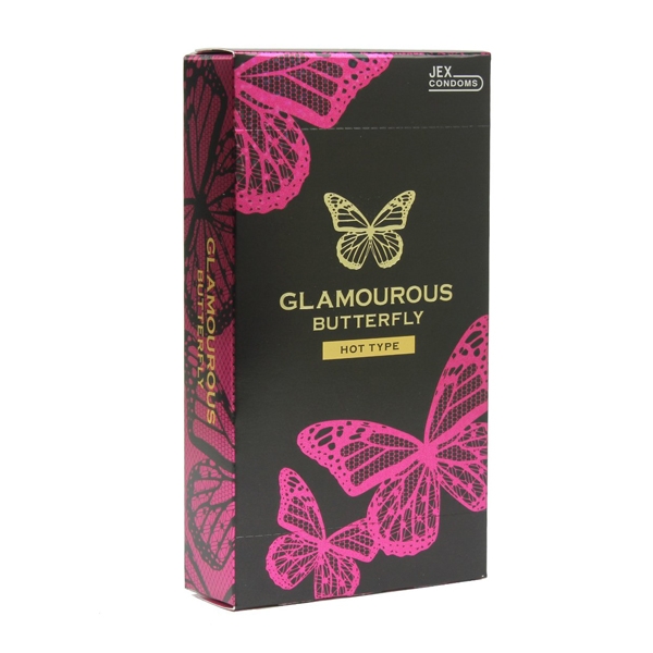 SM105-Bao cao su Jex Glamcurous Butterfly hot 1000-hộp 12c